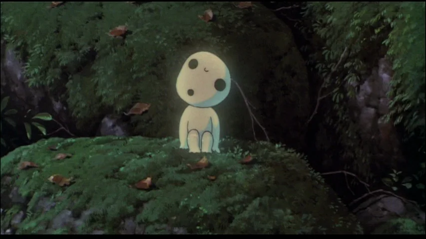 Still from Miyazaki Hayao's film Princess Mononoke