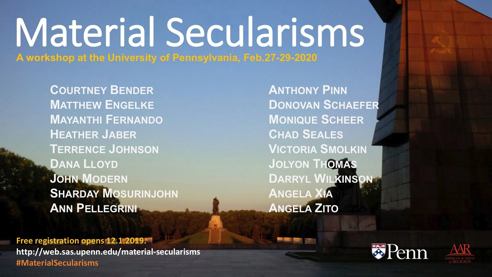 Material Secularisms at Penn