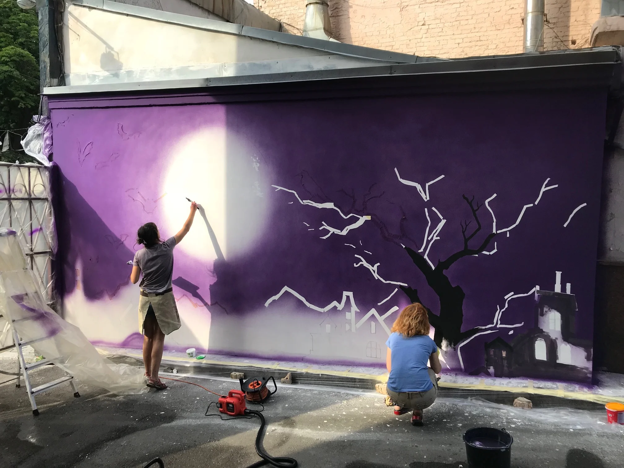 Street art in Kyiv, Ukraine
