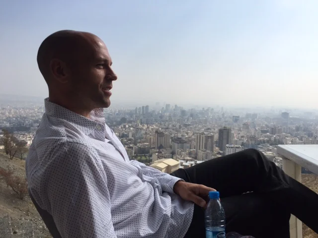 Peter Santenello in Tehran, Iran