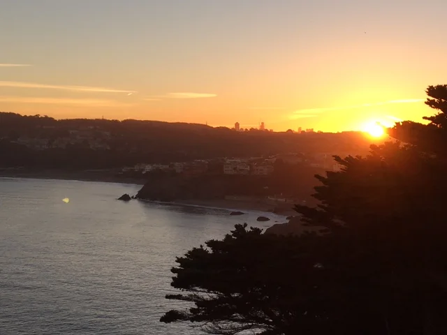 The sunset