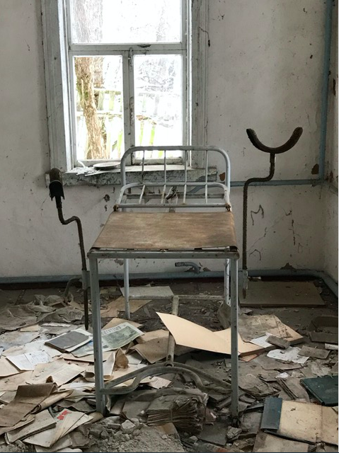 Abandoned building in Chernobyl