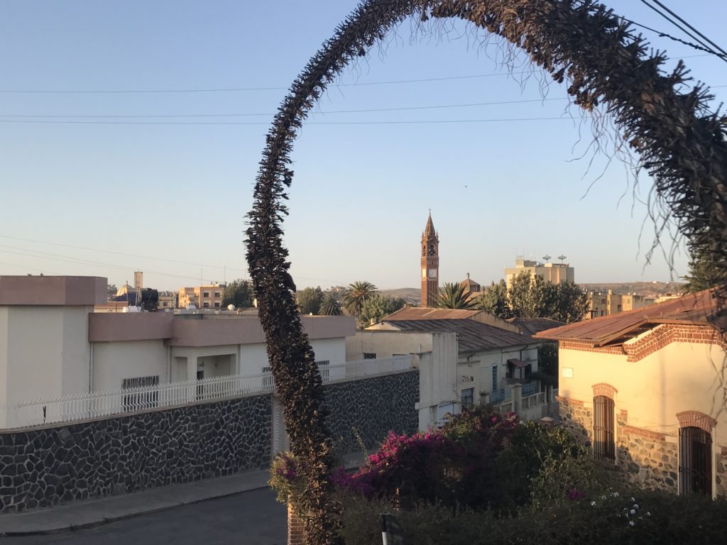 A quiet street in Asmara