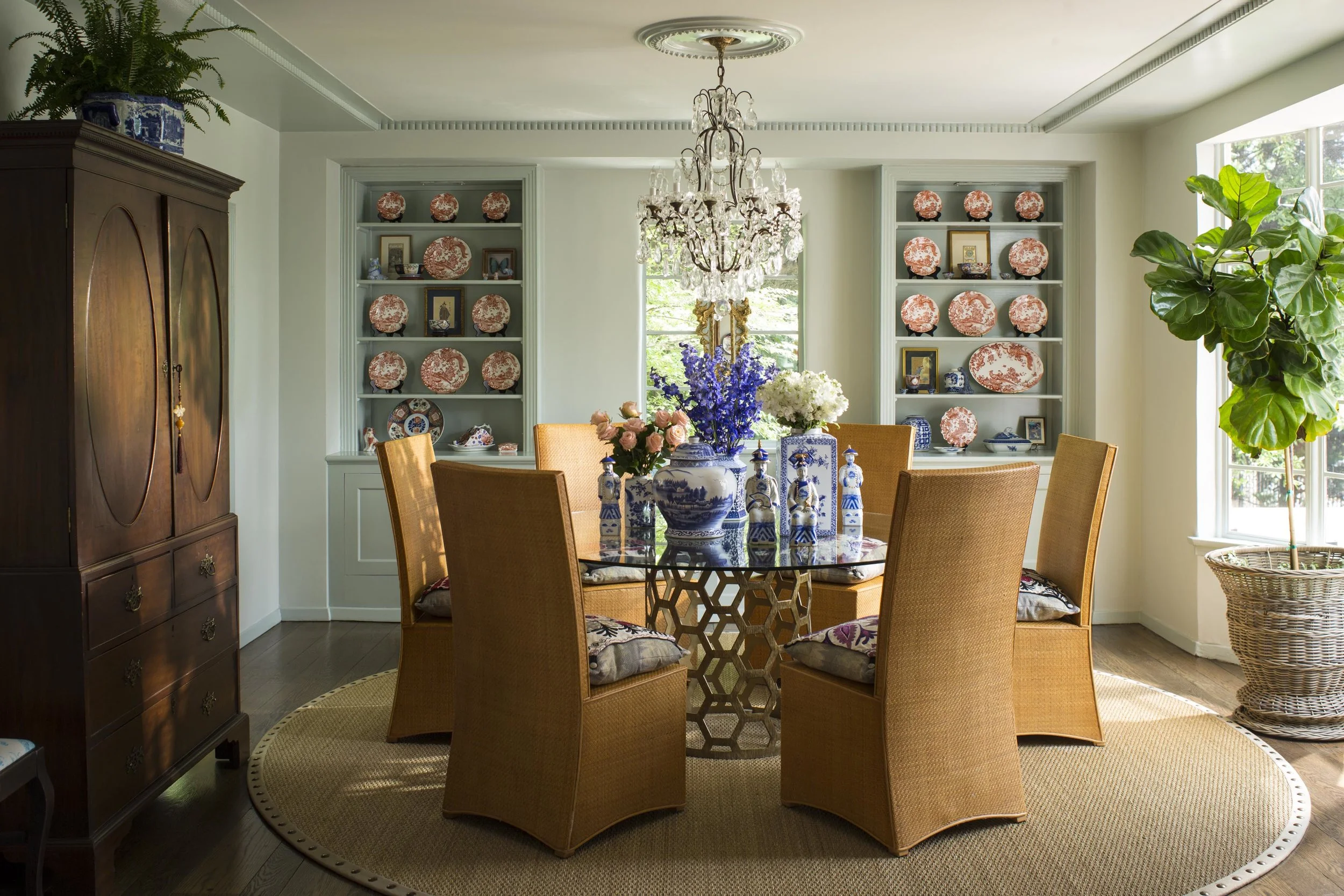 Globally Inspired Dining Room