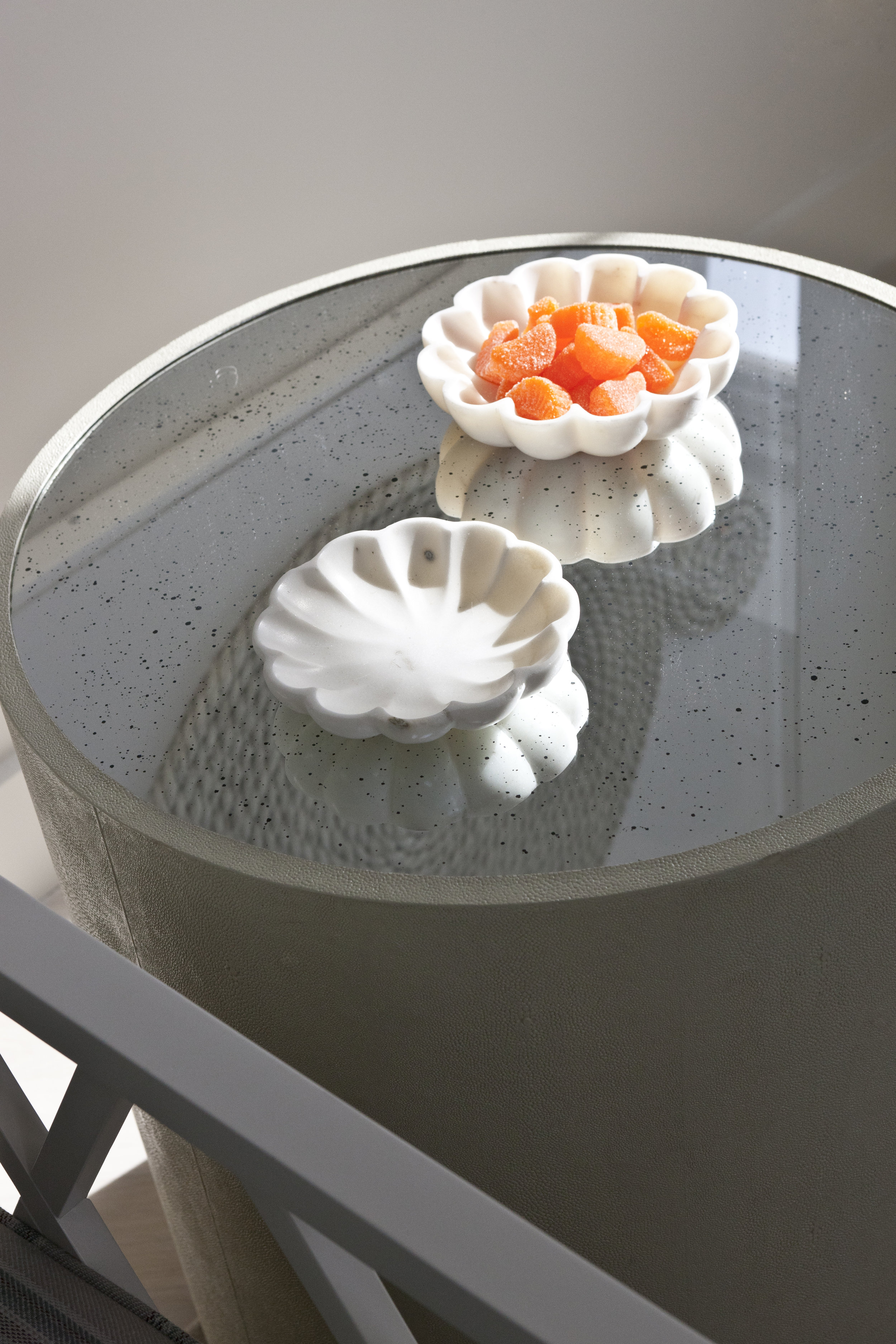 Mirrored Side Table