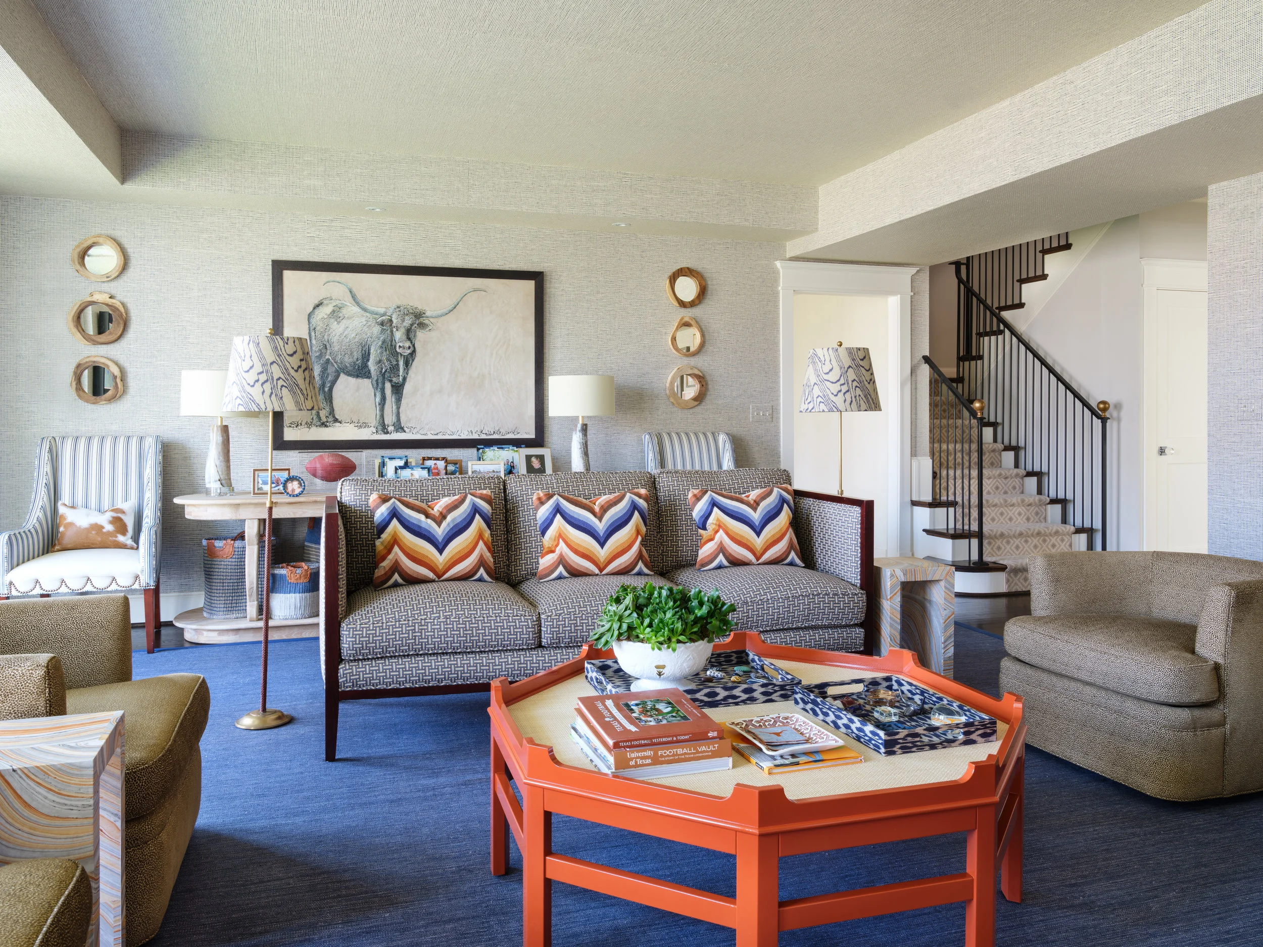 Basement for the Ultimate Longhorn Fan
