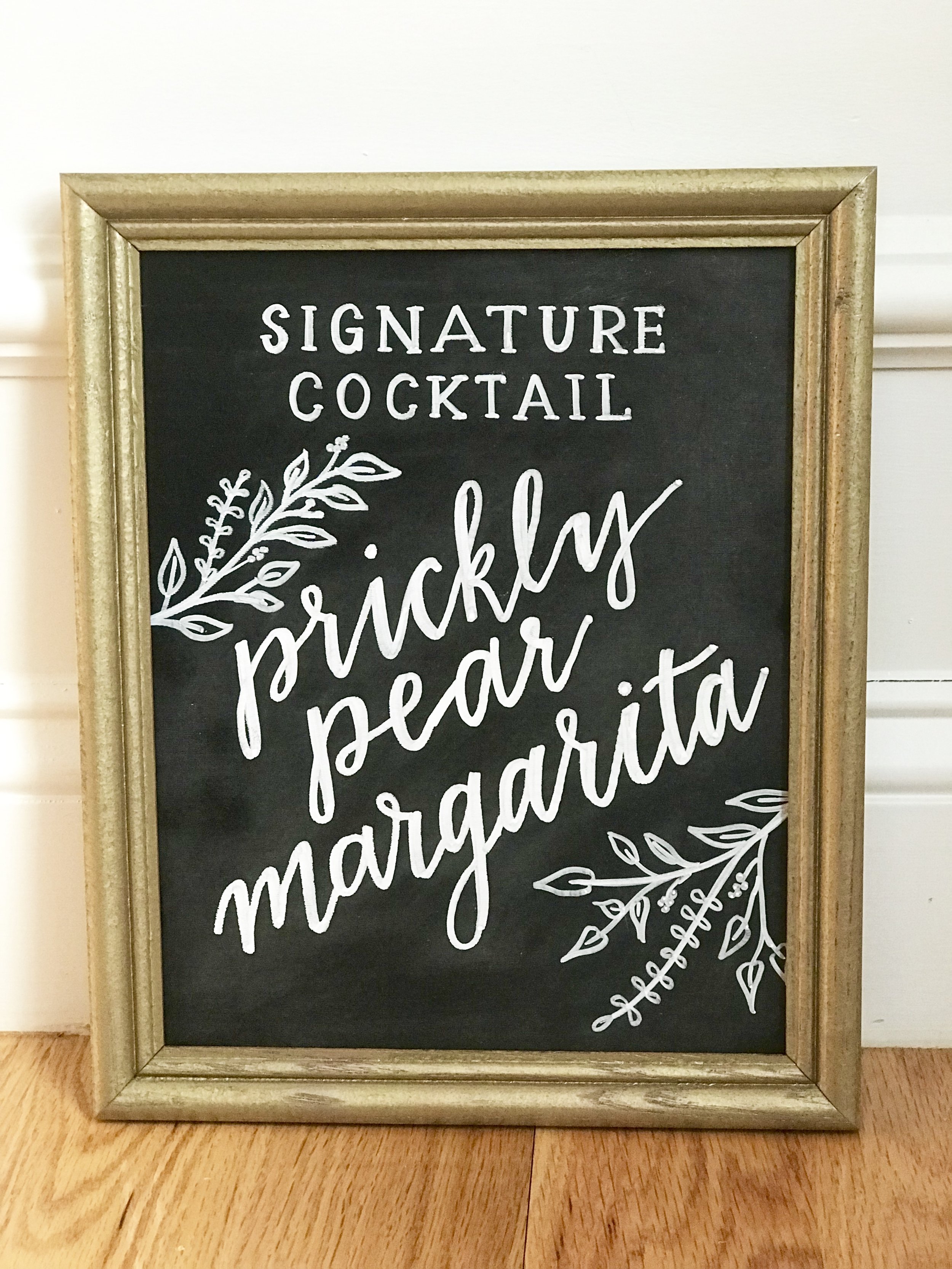 Chalkboard Signature Cocktail