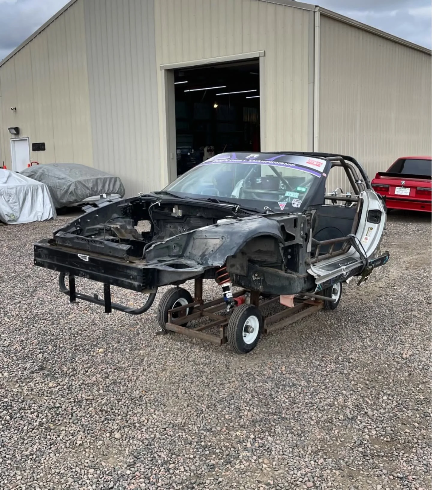 Starting the winter build on @jimsideout &lsquo;s C6 ! This things going to be an absolute beast with a @smedingperformance @dartmachinery 427, a @gforcetransmissions GSR, and a @bulldogrears quick change!