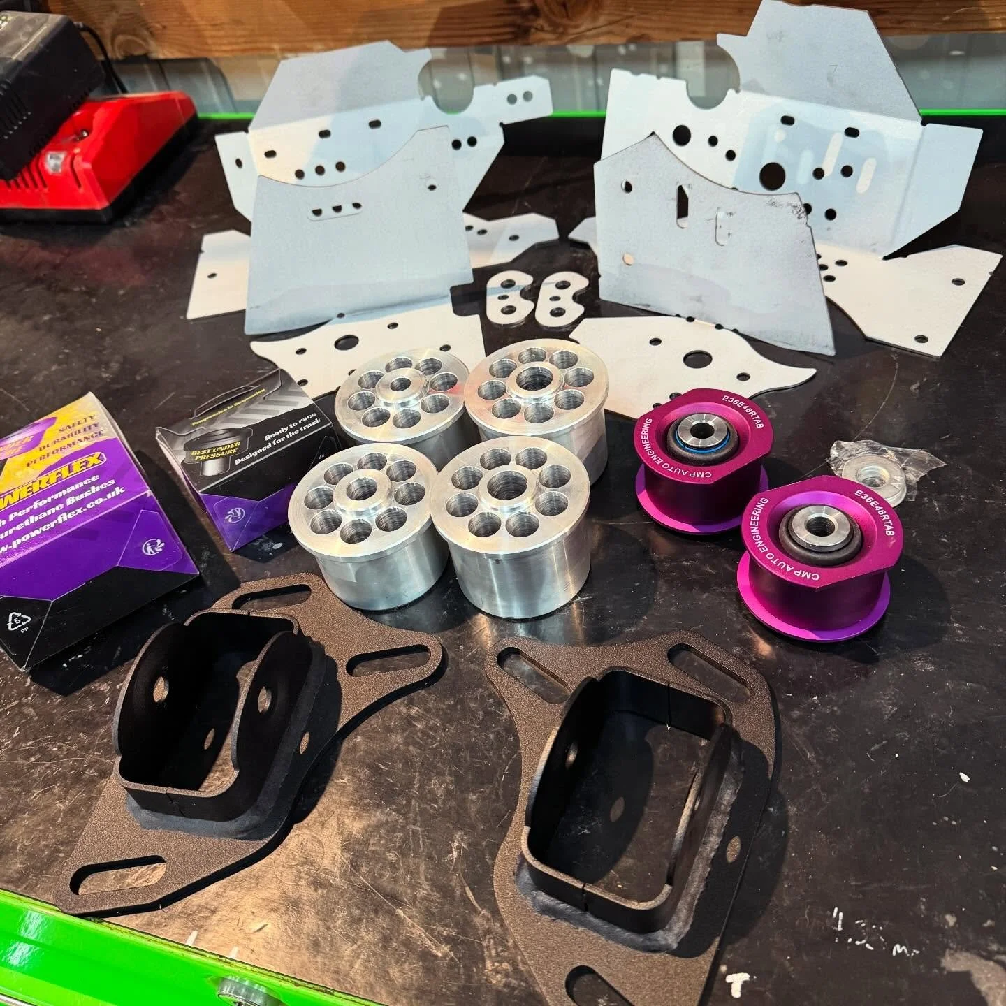 Parts made it in to bulletproof the back of Moe&rsquo;s M3