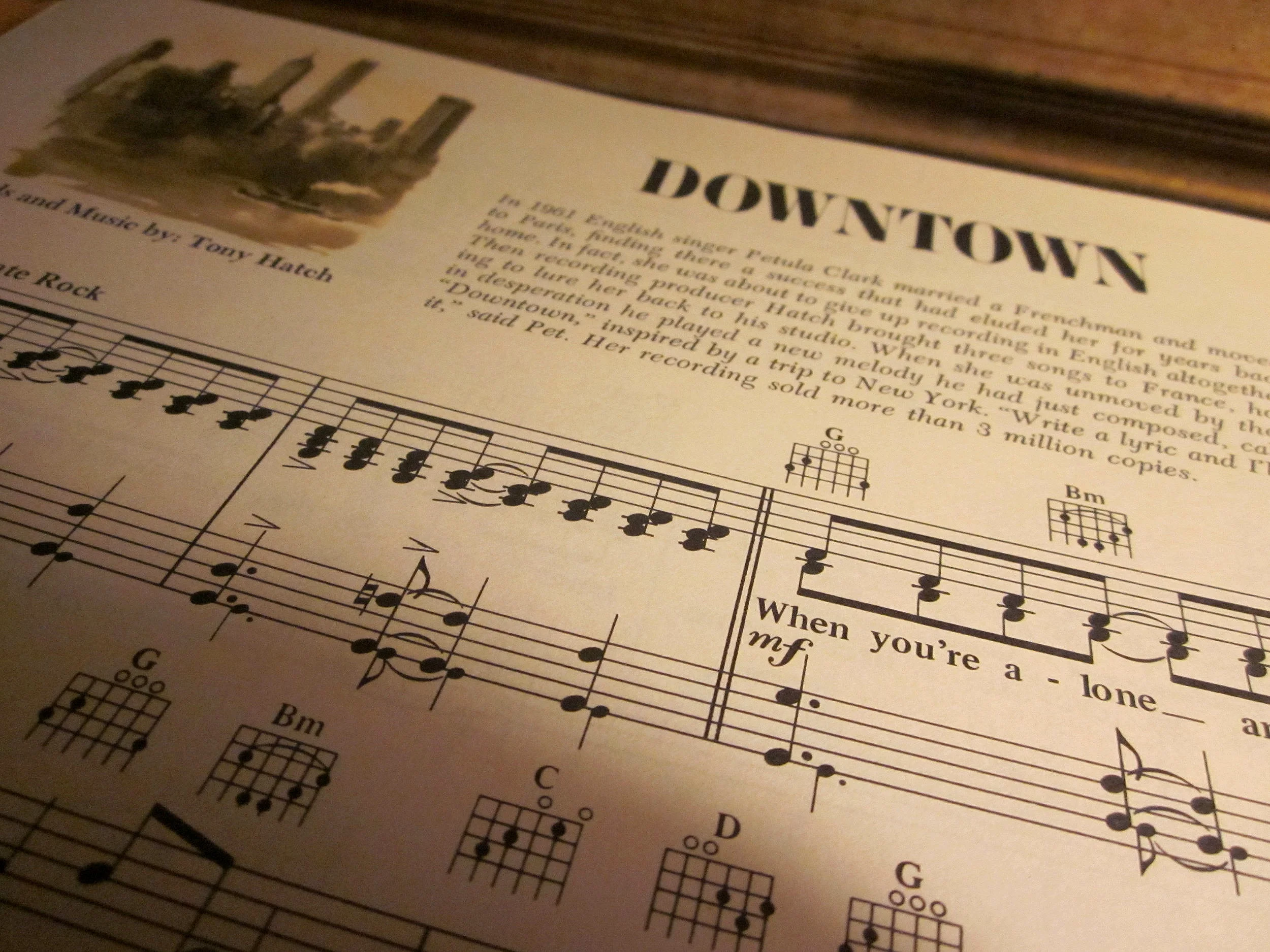 sheet music