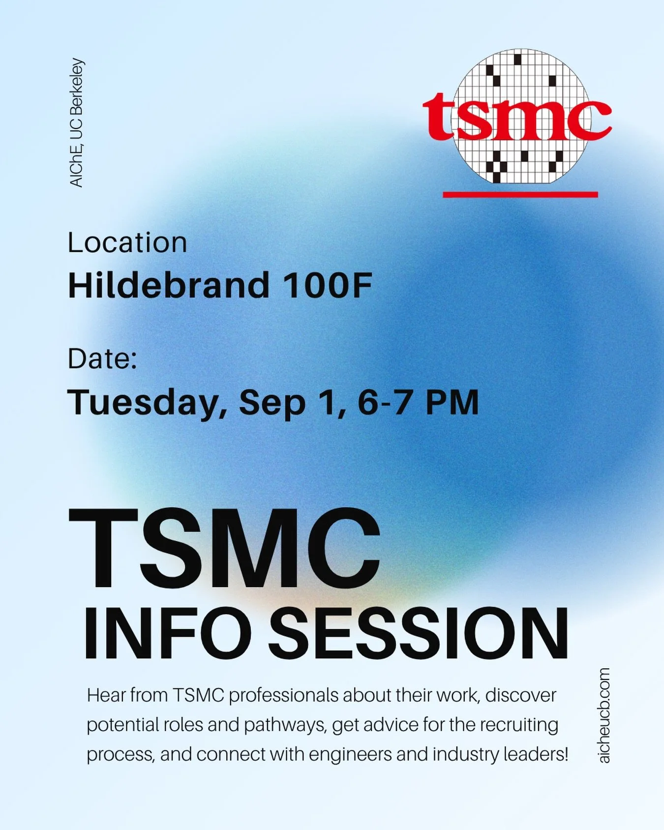 Interested in shaping the future of technology? Join TSMC for an interactive info session to learn about career opportunities in the semiconductor industry. Hear from TSMC professionals about their work, discover potential roles and pathways, get adv