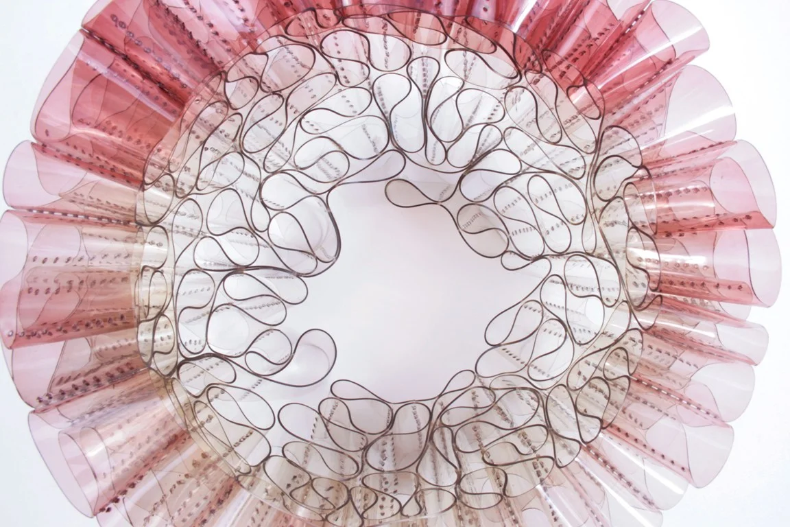 Doris Jurzak, Hierarchy, 2011, hand-dyed PVC