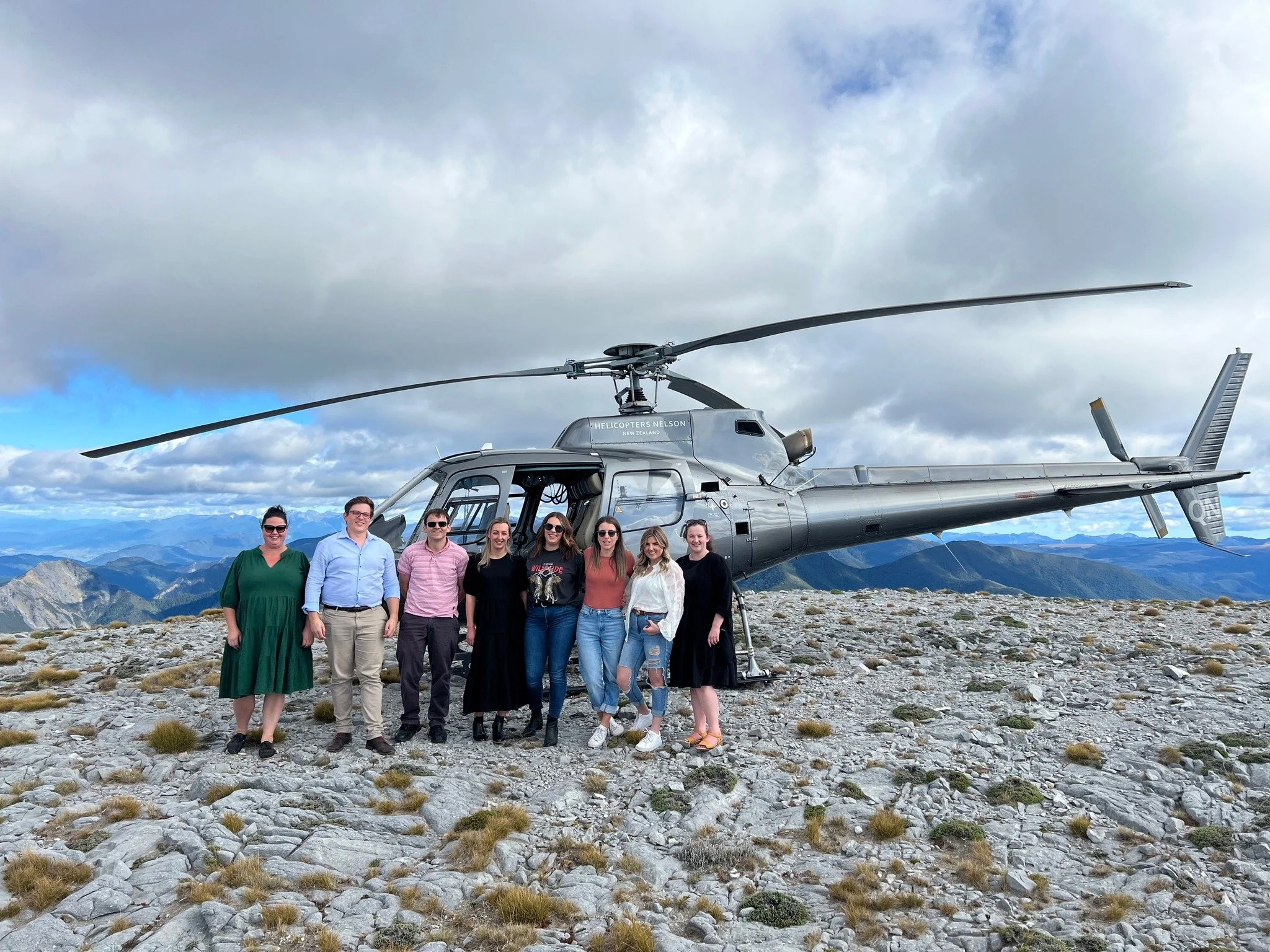 Romneya Gammie, Michael Parker, Nathan Silcock, Rebecca Hargreaves, Laura McRobert, Rachel Finlayson, Amogan Dowie and Amy Rae celebrate Xero Award Win