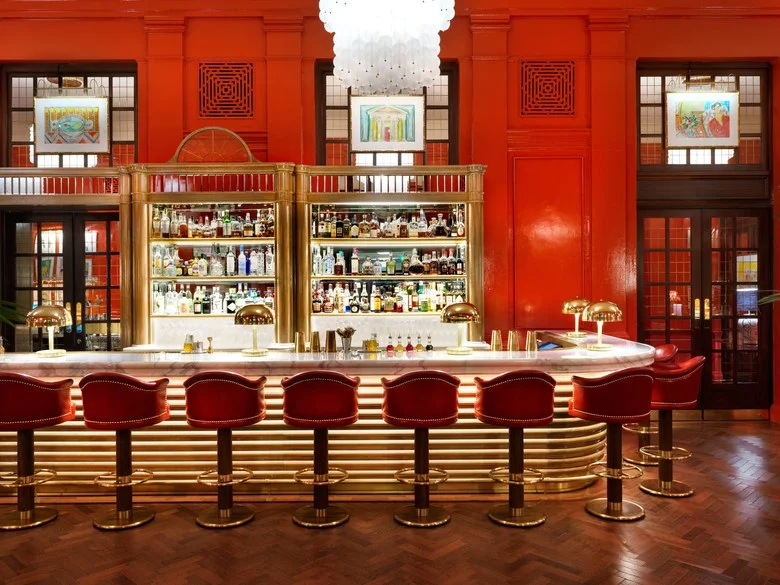 The Coral Room 16-22 Great Russell Street, Bloomsbury, London WC1B 3NN. Photo Vogue .