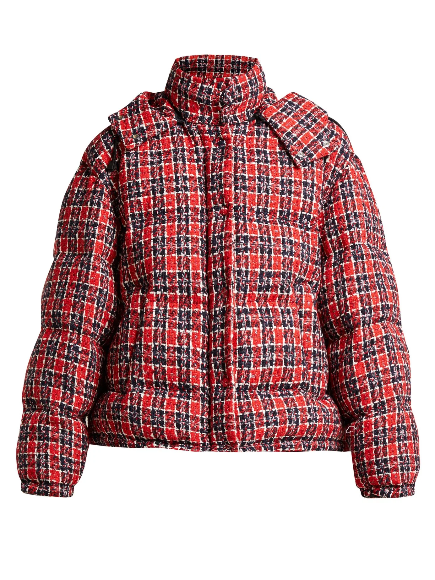GUCCI Down-filled tweed jacket
