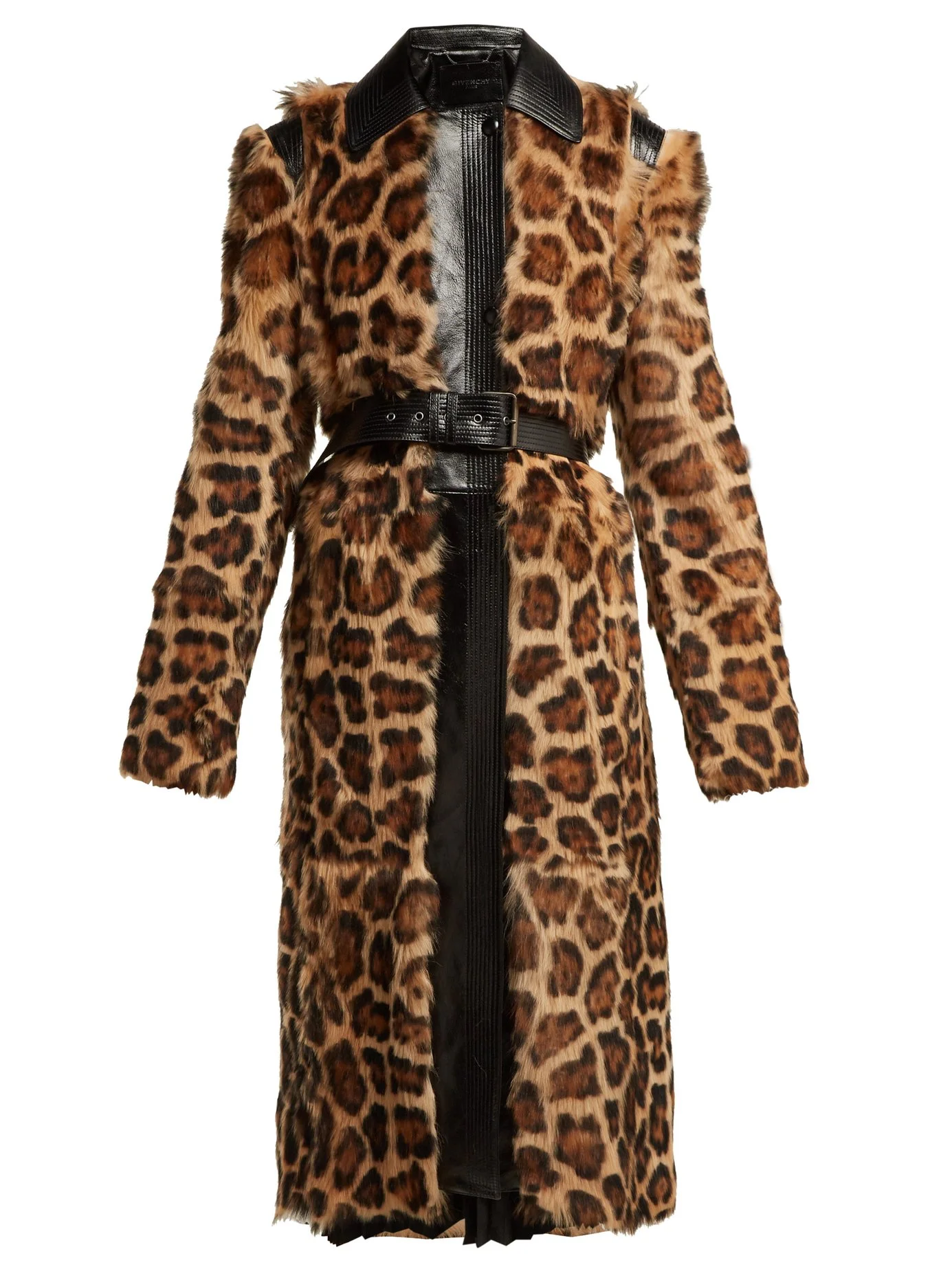 GIVENCHY Leopard-print shearling coat