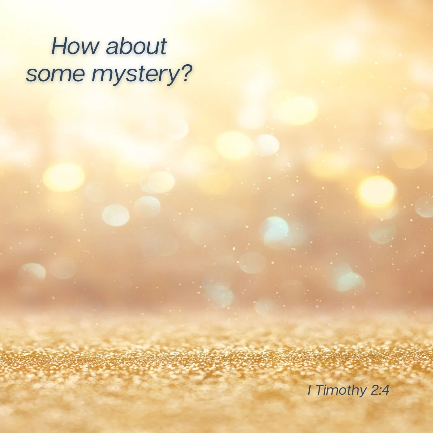 April 13, 2025 | How about some mystery (Part B)