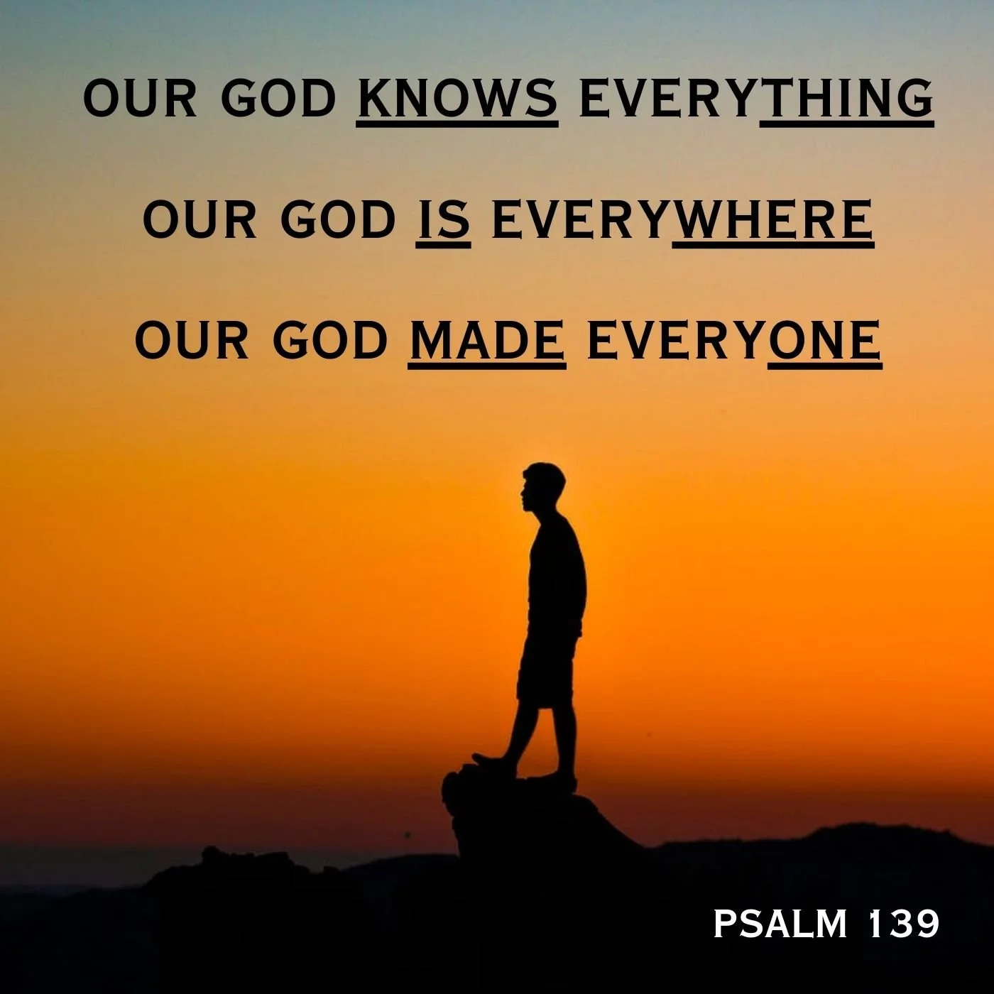 Our God - Psalm 139