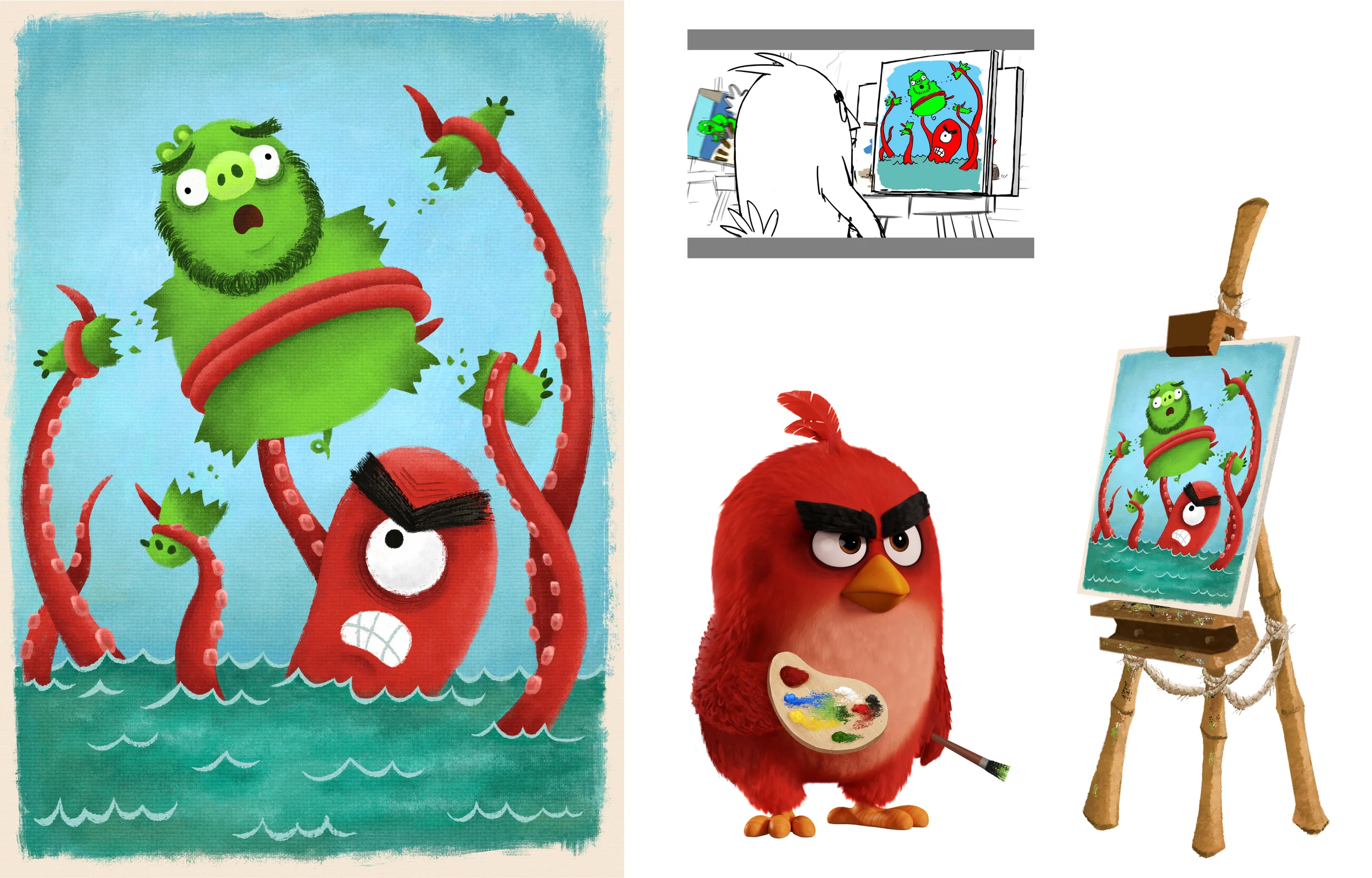 Red's Painting Series