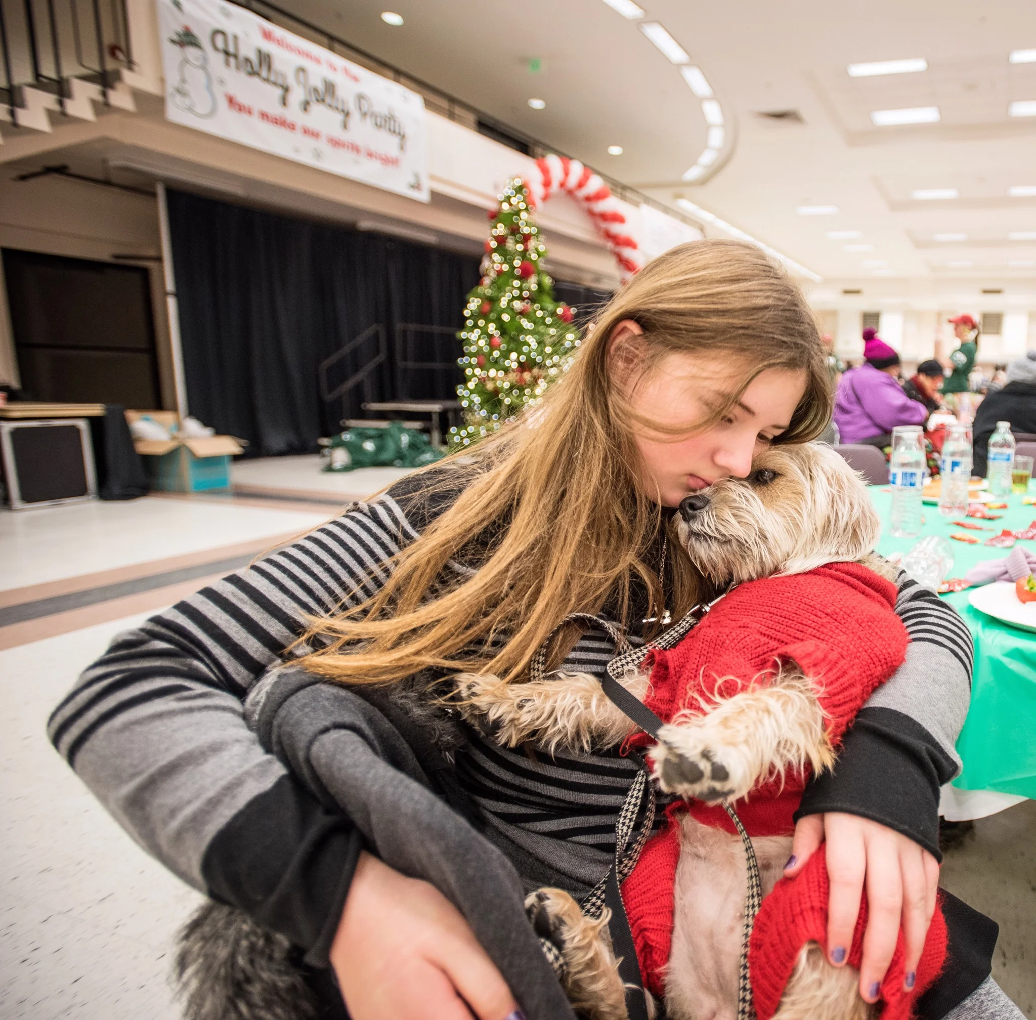  Her dog is named Bug. And she is everything to this girl. 