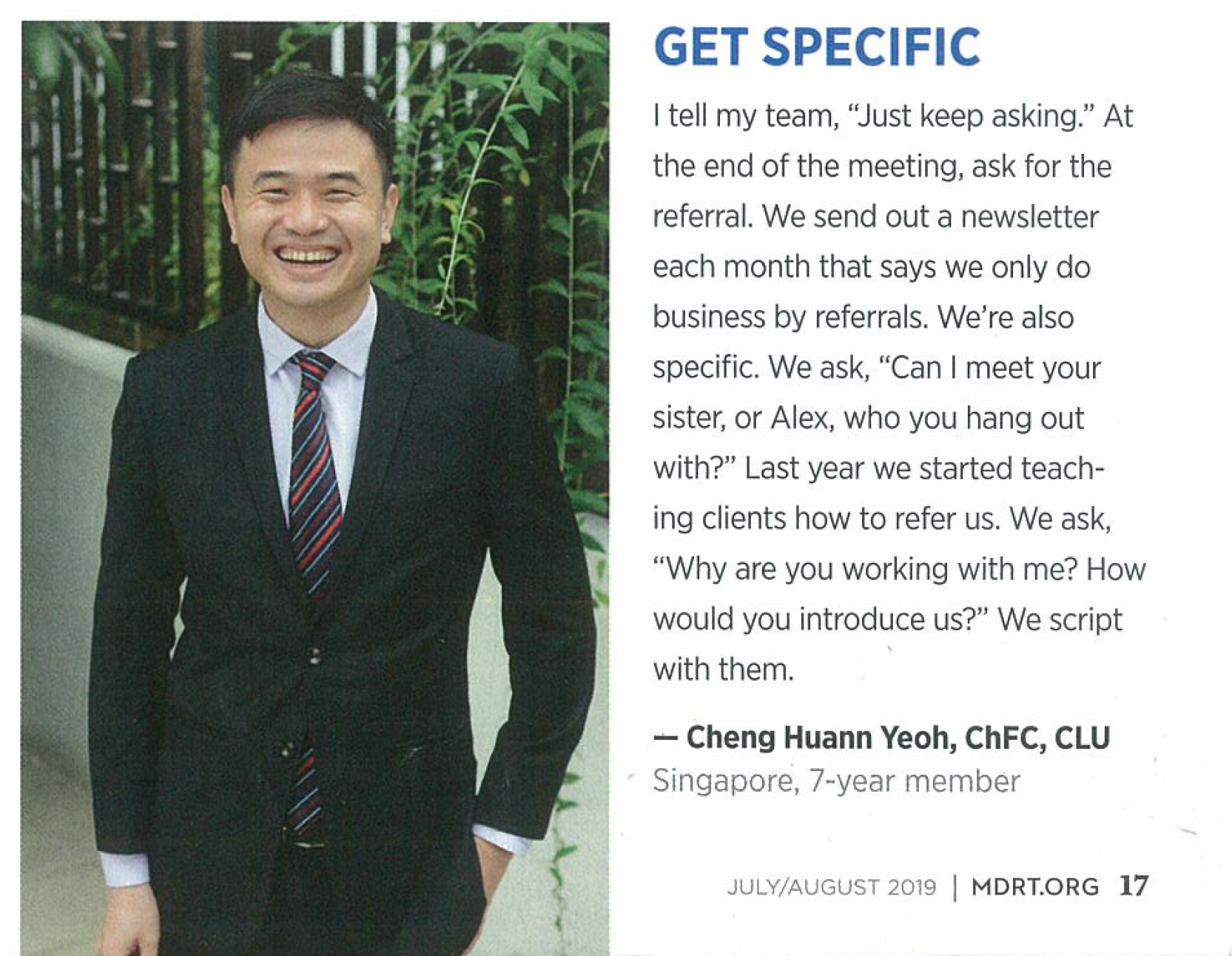 MDRT Round the Table Feature Jul 2019