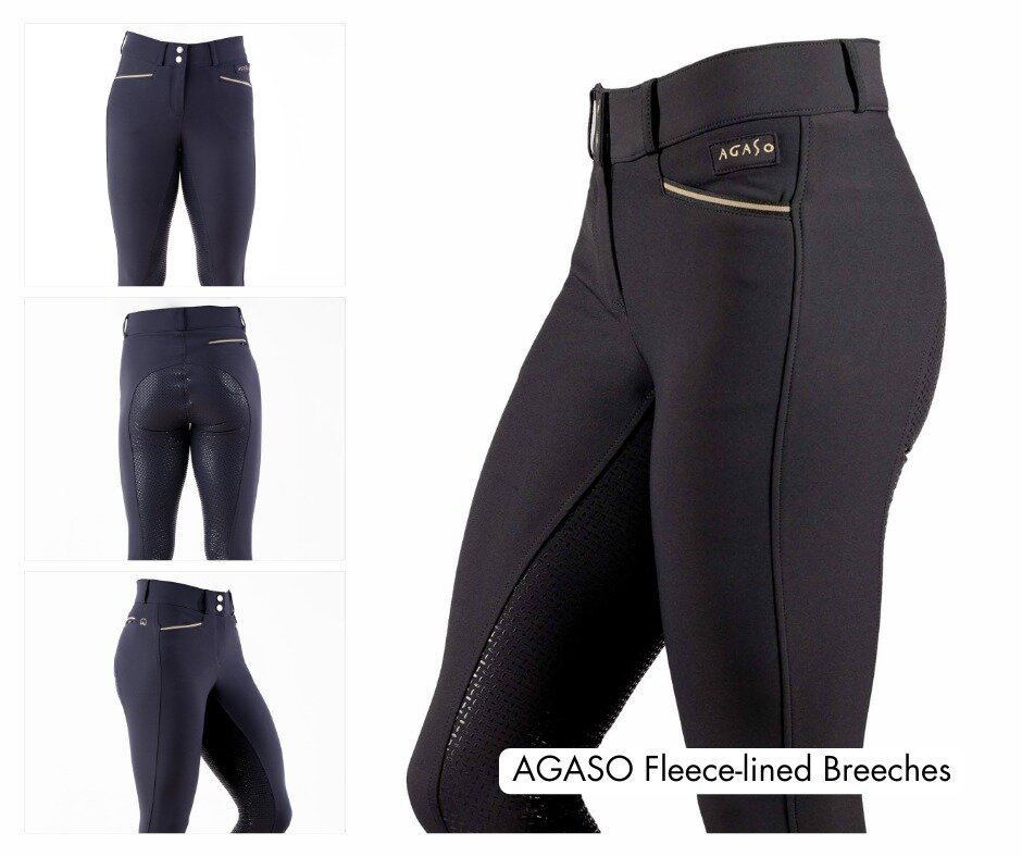 Upgrade your winter wardrobe with Agaso Winter Fleece Lined Breeches and experience the difference for yourself.❄️

🧐 Why Choose Agaso?

Agaso is dedicated to creating premium outdoor clothing to ensure ultimate comfort in the saddle, so you can rid