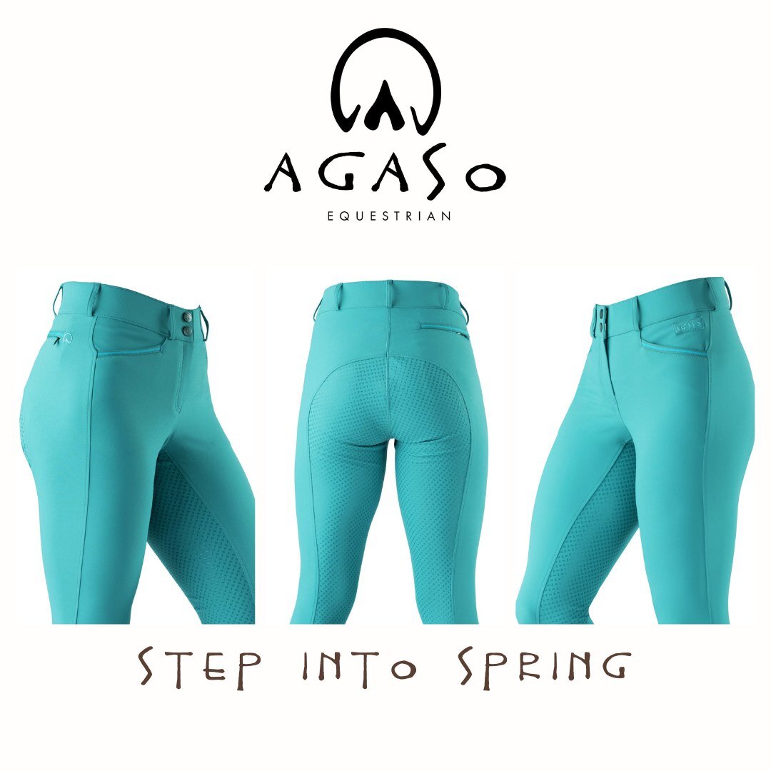 Step into Spring with AGASO Everyday Adventure Breeches in TEAL 🩵🌼🌿

⭐️ Water resistant, durable and made from a unique soft touch fabric with 4-way stretch.

⭐️ Deep waistband with a flattering secure double fastening.

⭐️ Innovative open flat se