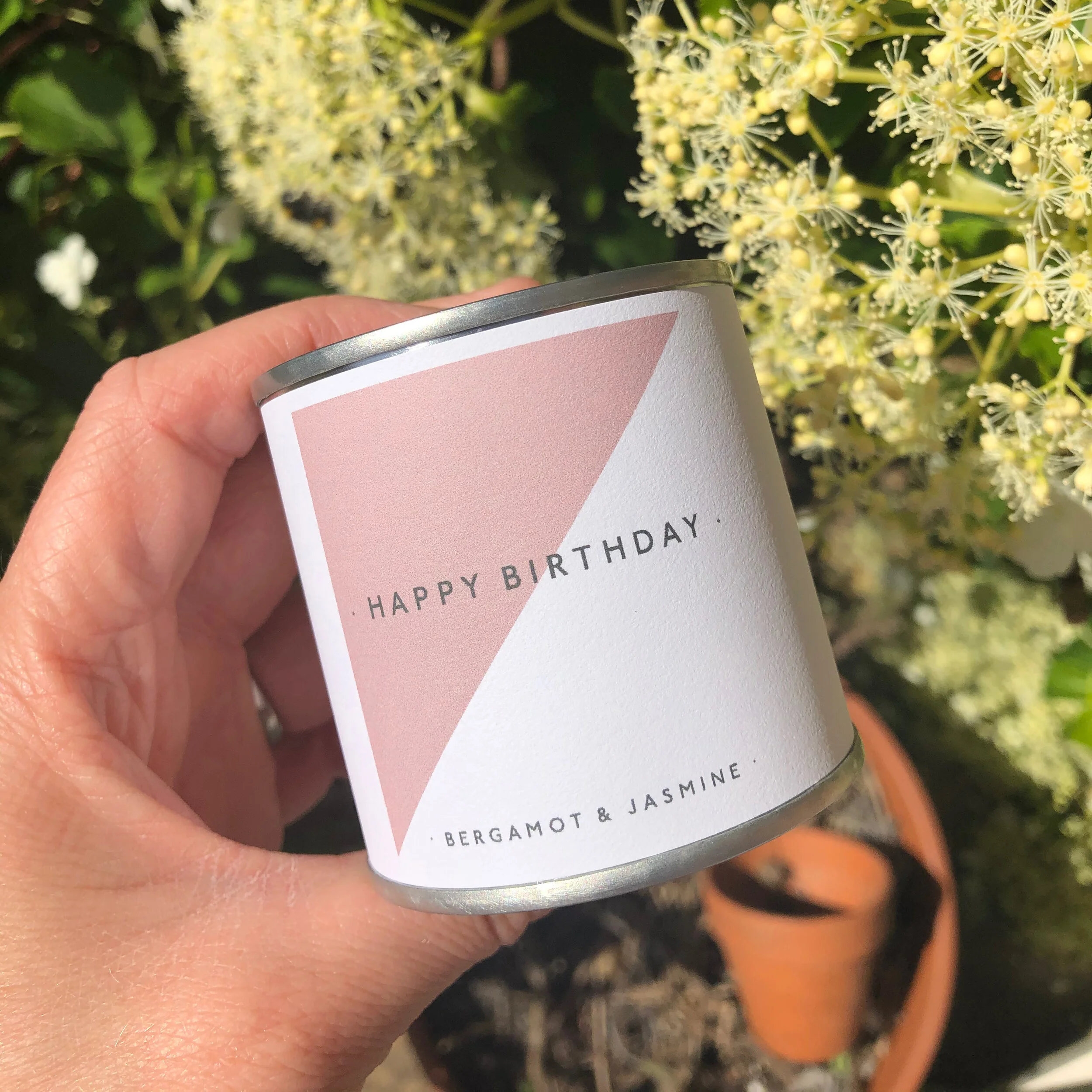 Happy Birthday soy wax candle