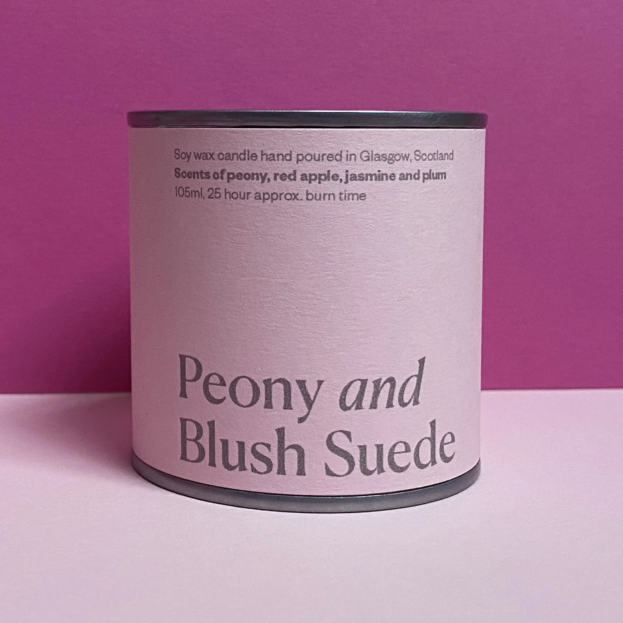 Valentine's Day limited edition label Soy Wax Candle – Peony
