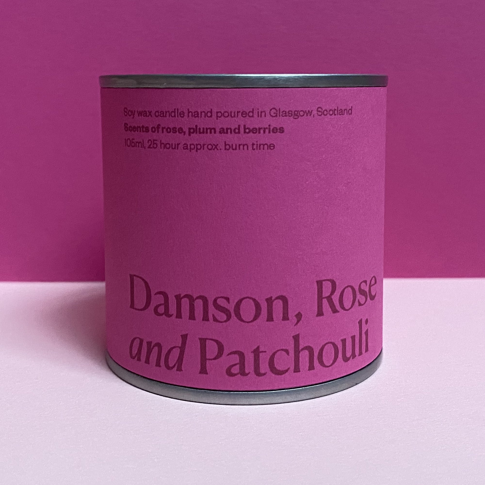 Valentine's Day limited edition label Soy Wax Candle Tin 