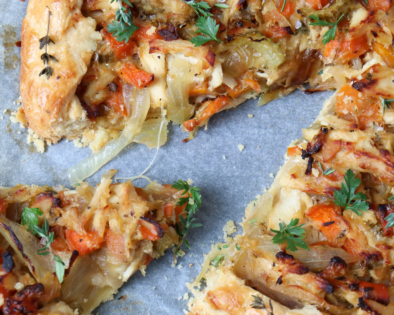 Best Chicken Pot Pie Galette Recipe — Stripes & Willows
