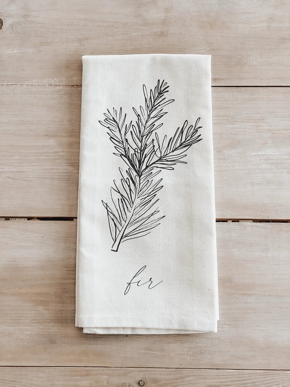WHISPER OF TREES, Organic Tea Towel