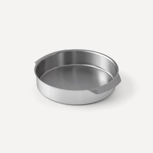 Lindy's Stainless Steel 9 X 13 Inches Covered Cake Pan, Silver 