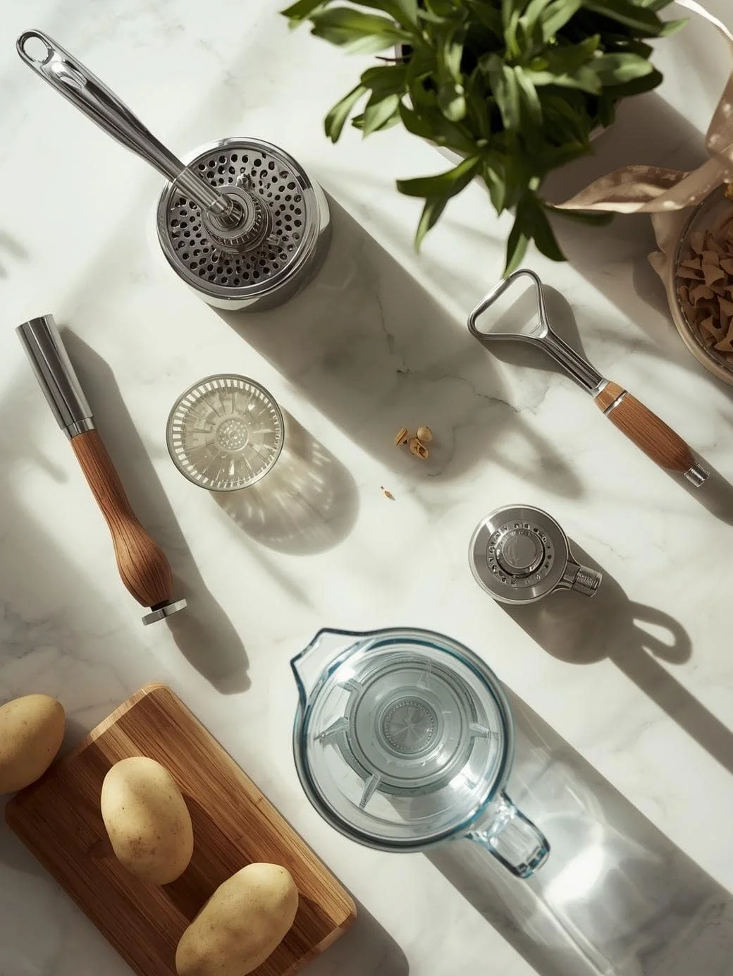 equipment for puree vs mashed vs creamed