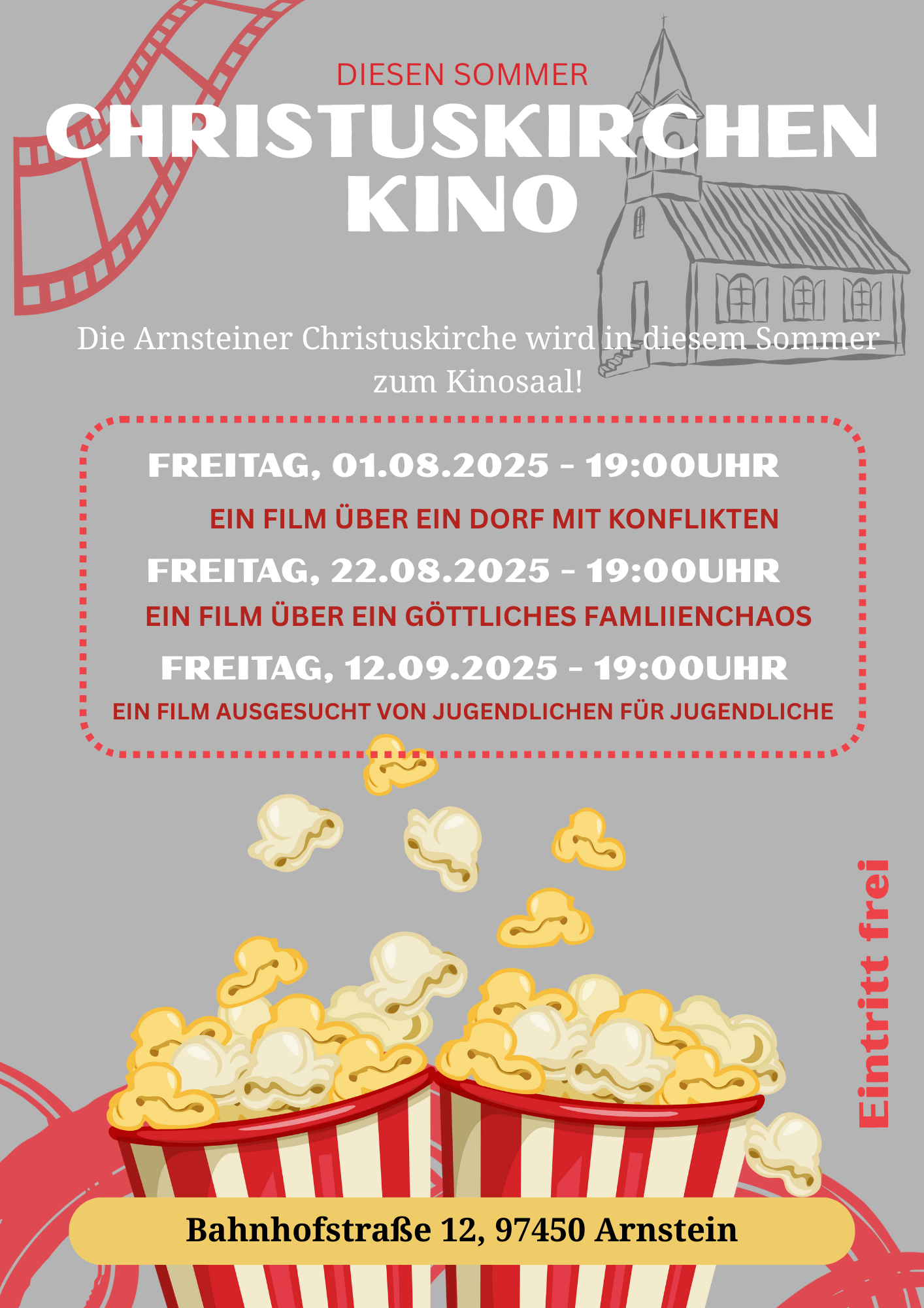 Sommerkino in der Arnsteiner Christuskirche