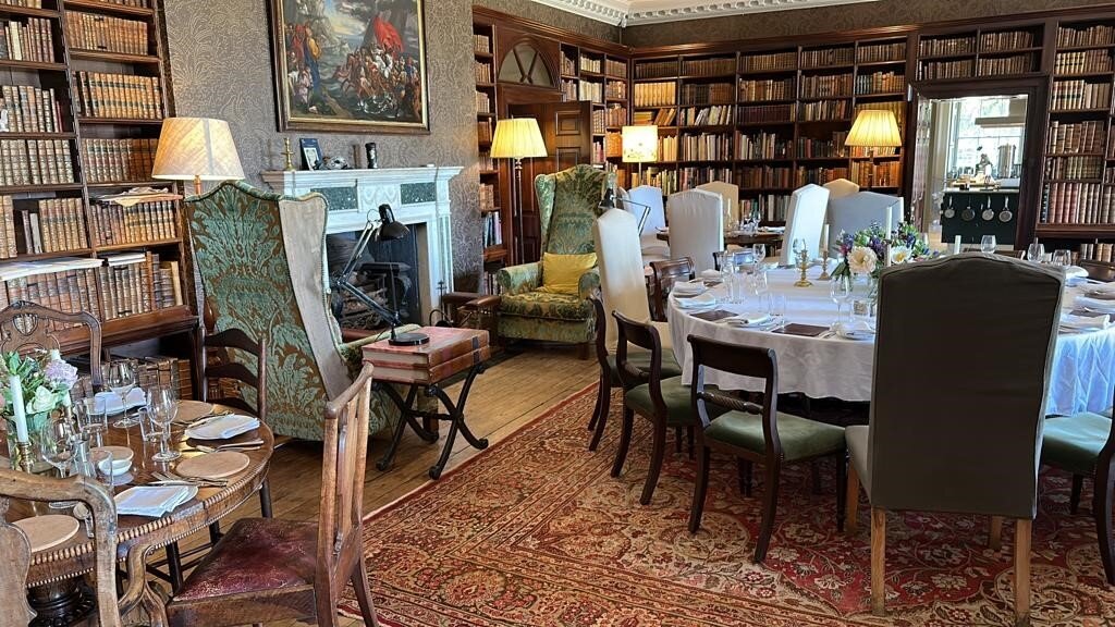 The library can seat over 60 people in a really cosy environment.

#Privatehire #WoltertonHall #Exclusivehire #Events #Statelyhome #NorthNorfolk