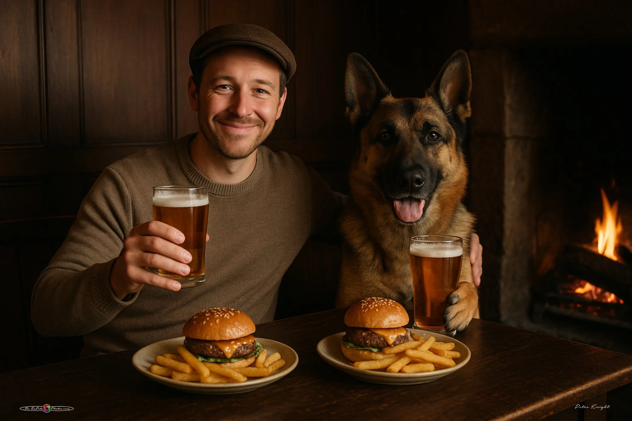 Man and Grman Sheppard Bar.jpg
