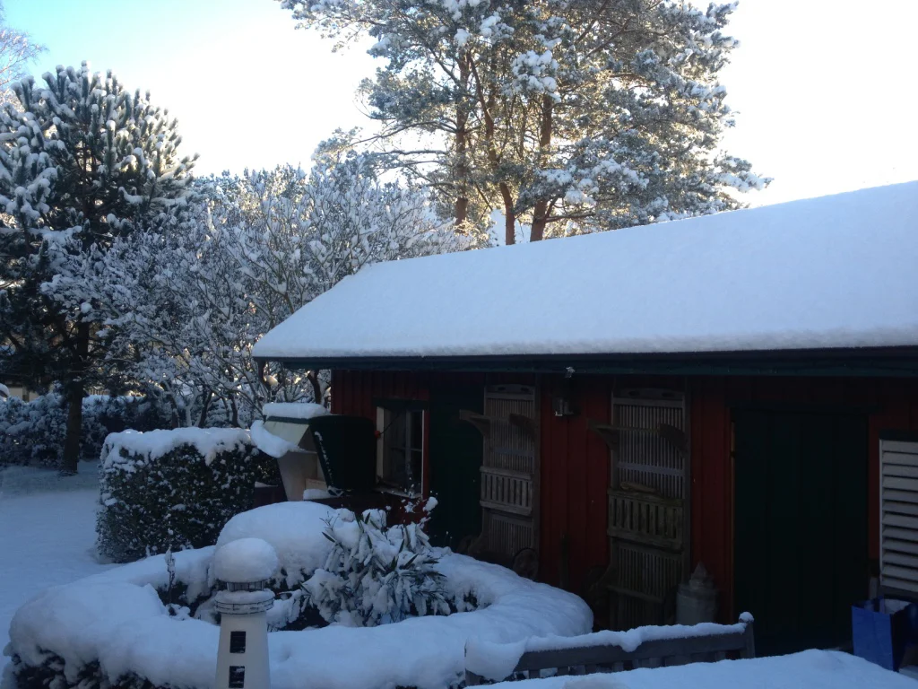 Schnee bei Min Suennschien