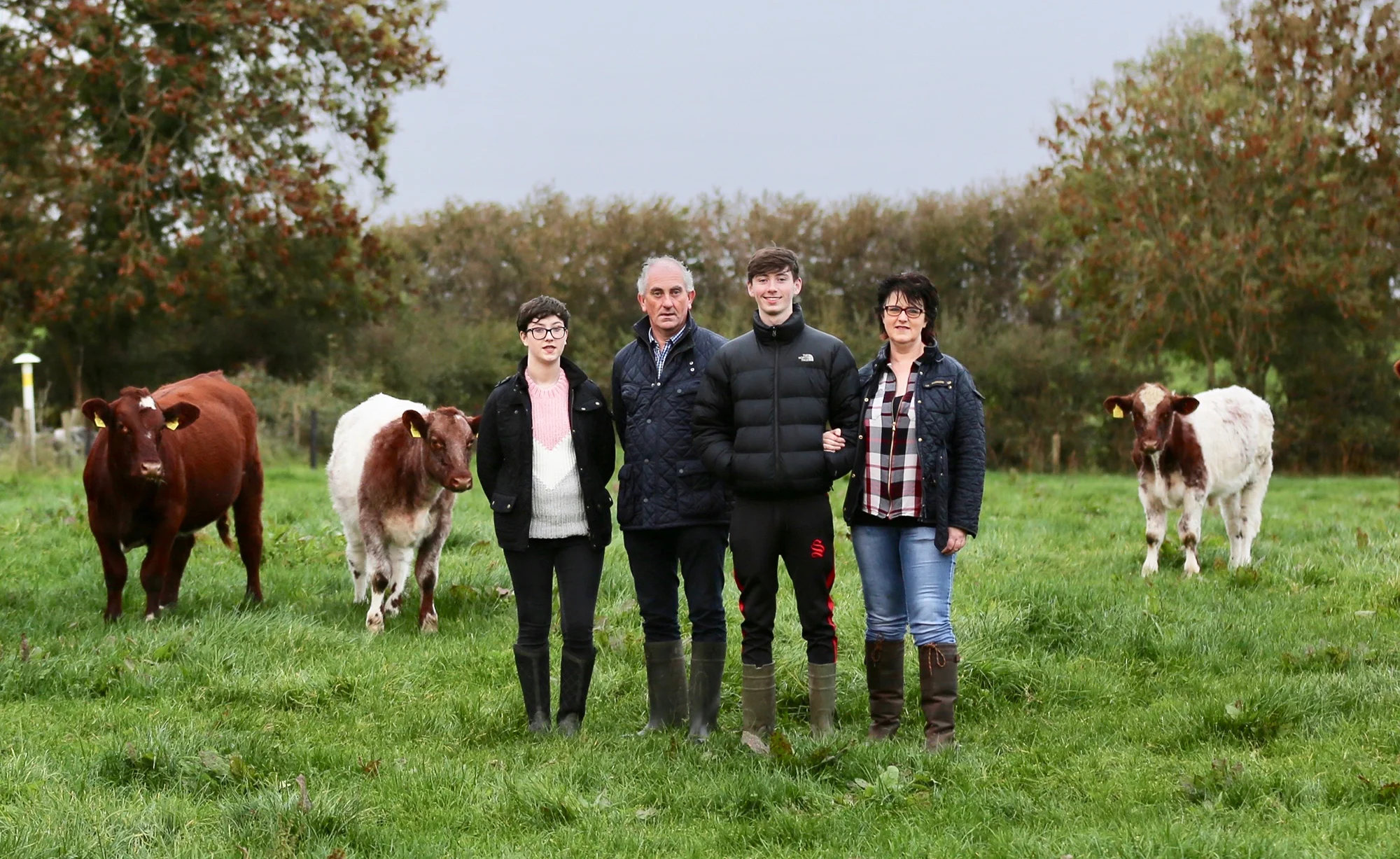 Alana, Shane, Shane Og and Frances Brigdale