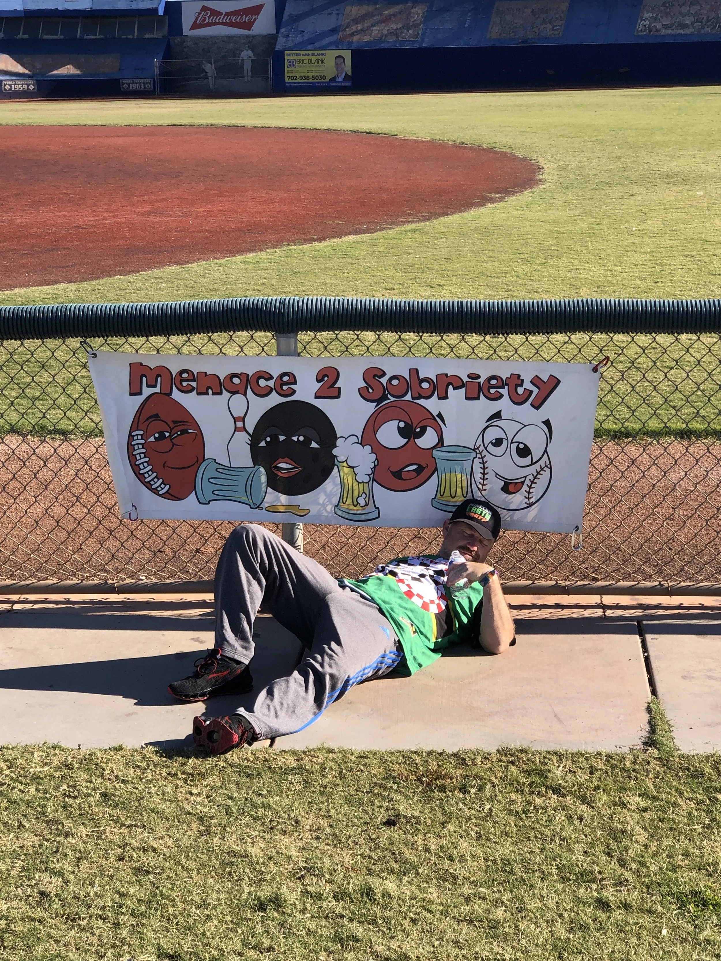 Humor - John Clift fits in with the banner.jpg