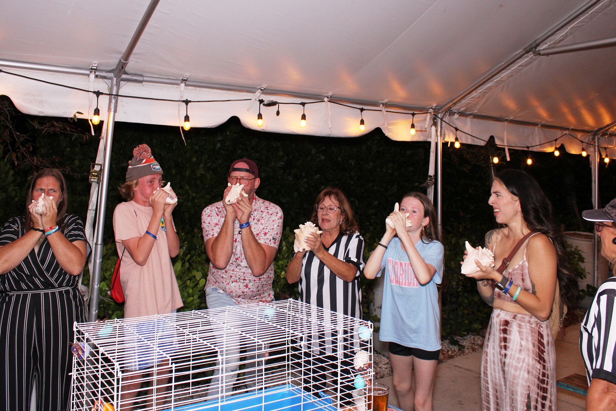 Celebration - Conch Shell - Sathre family with Kim Monceaux - RED faces - #2.jpg