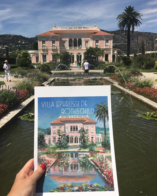 A return visit to Villa Ephrussi Rothschild in St Jean Cap Ferrat. Still as beautiful as I remember it. #villaephrussiderothschild #stjeancapferrat #cotedazur #frenchriviera @villaephrussi