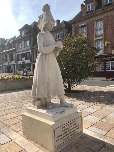 At Vimoutiers...saved by lace, cheese, Margaret Mitchell and Mr Rosey