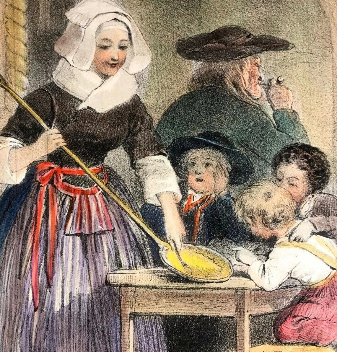 Discover la Chandeleur...memories of home, Normandy traditions in the wintry countryside...and a recipe...