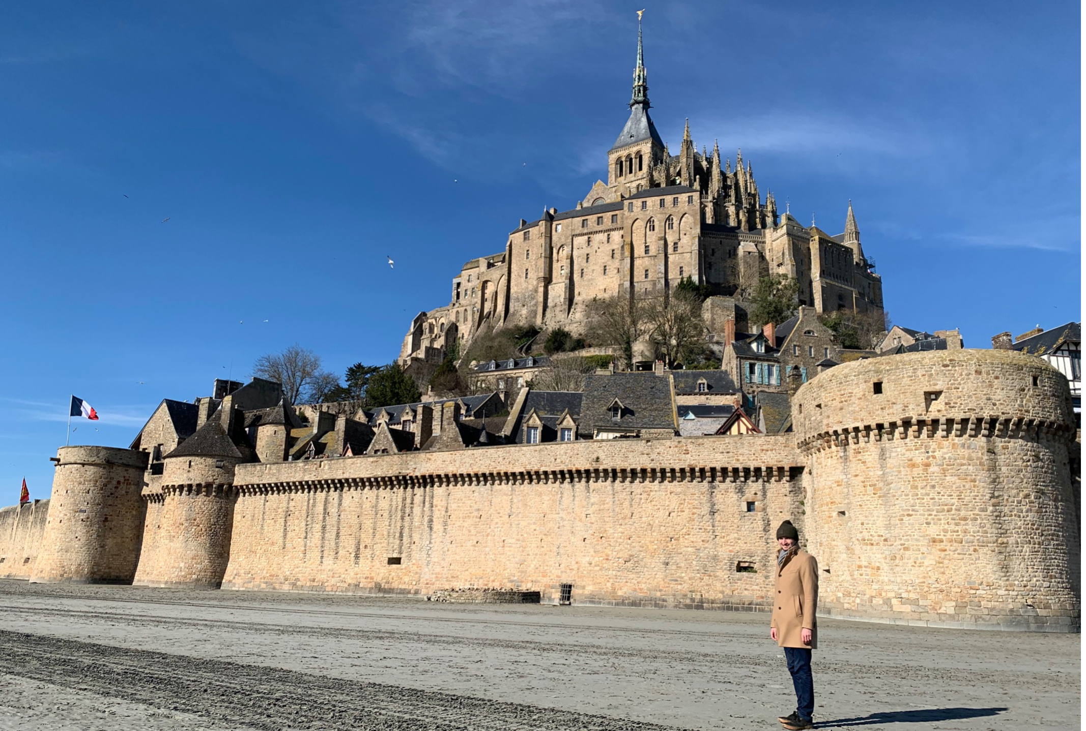 Winter at Mont Saint-Michel 