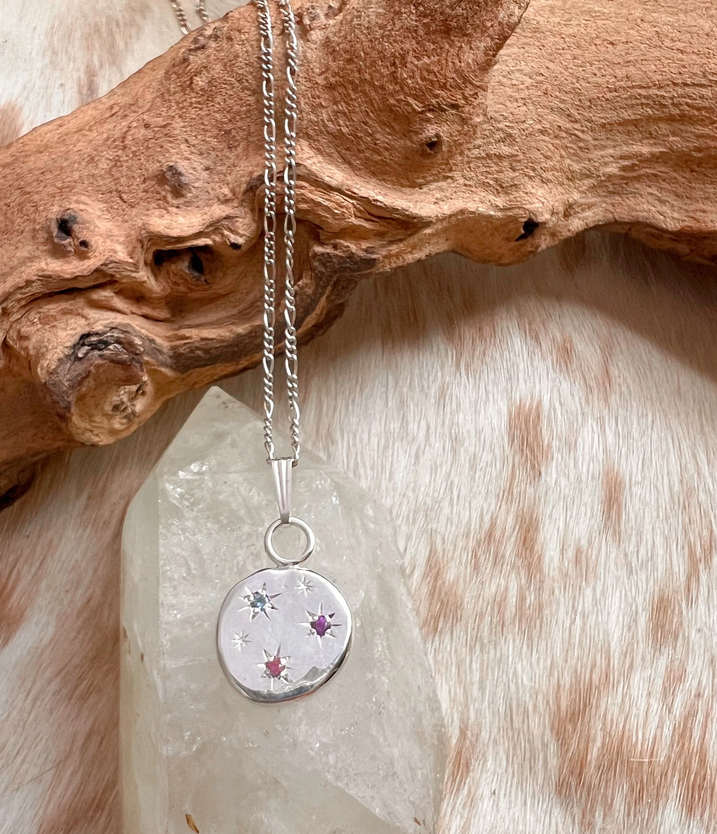 Sapphire Night Sky Necklace