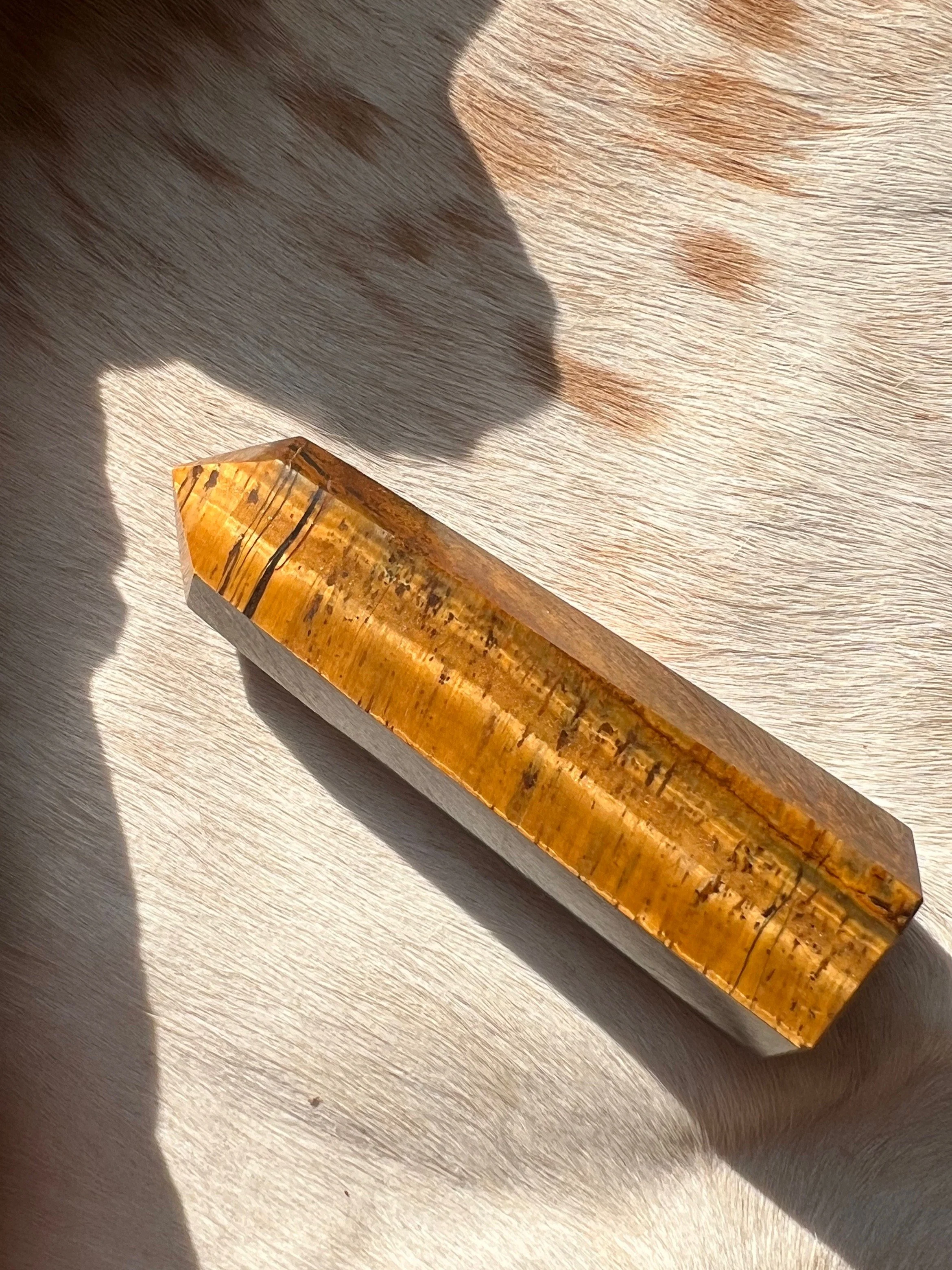 Tigers eye Gemstone Tower