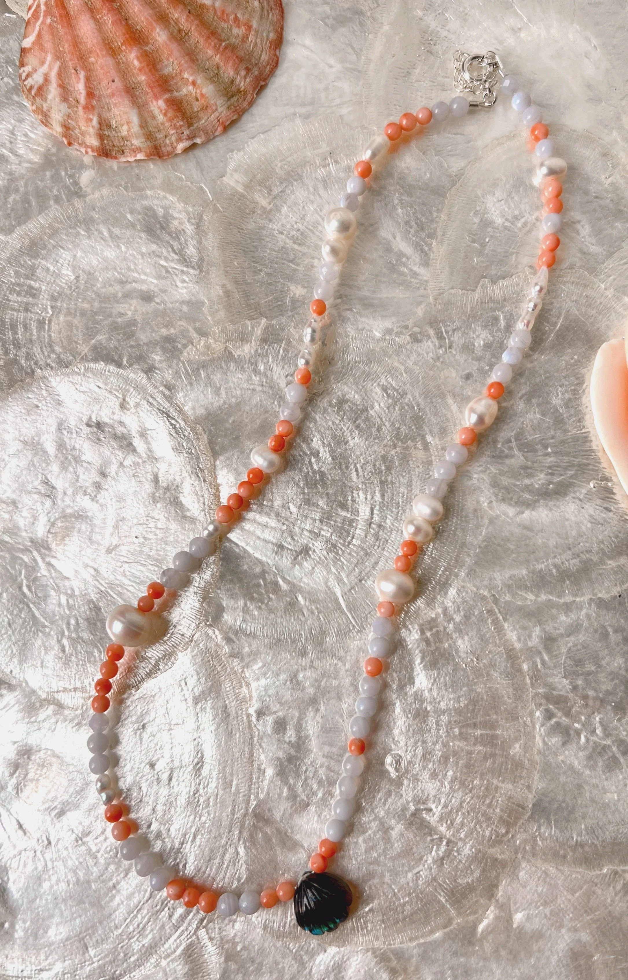 beaded necklace