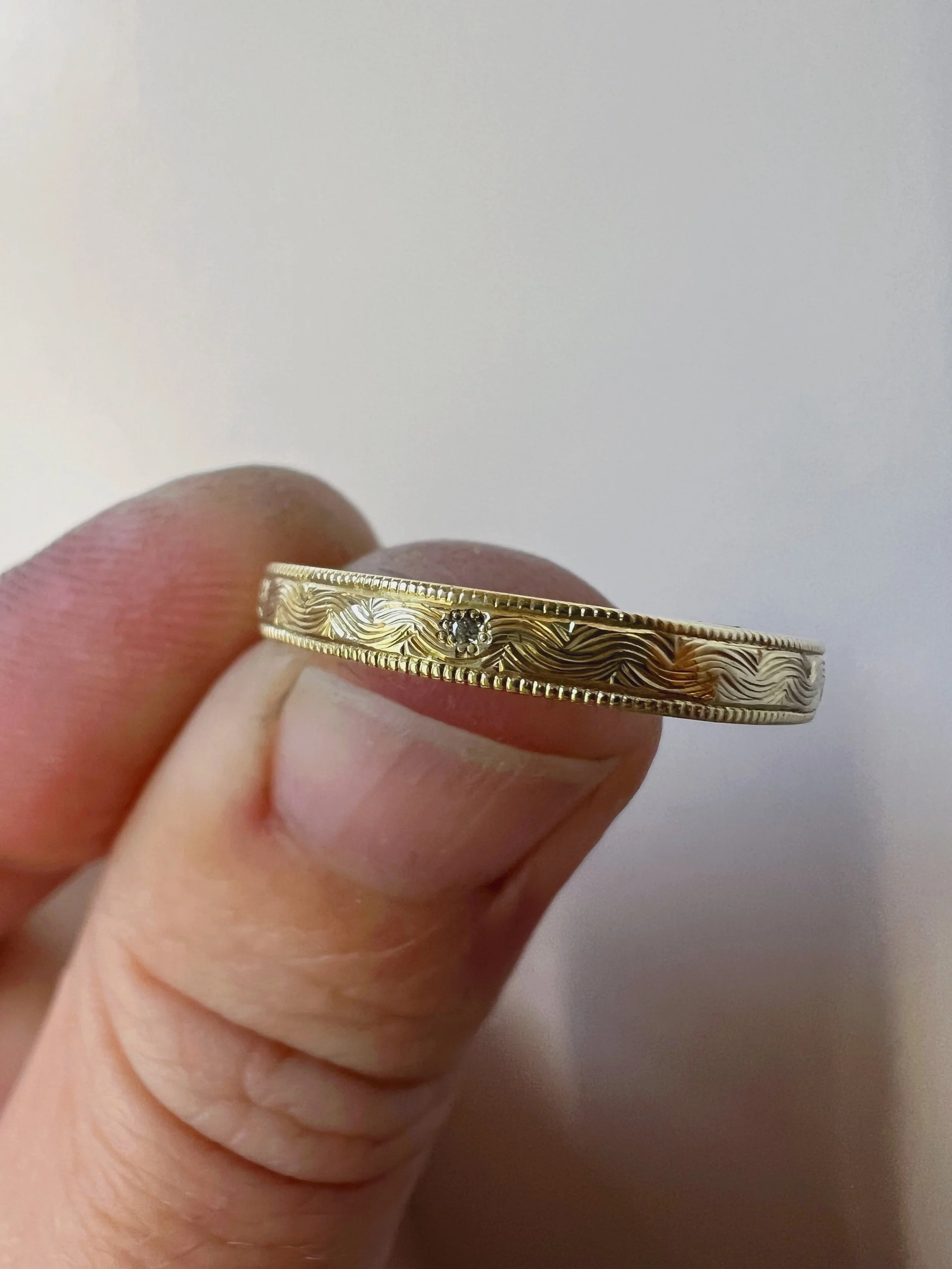 hand engraved ring