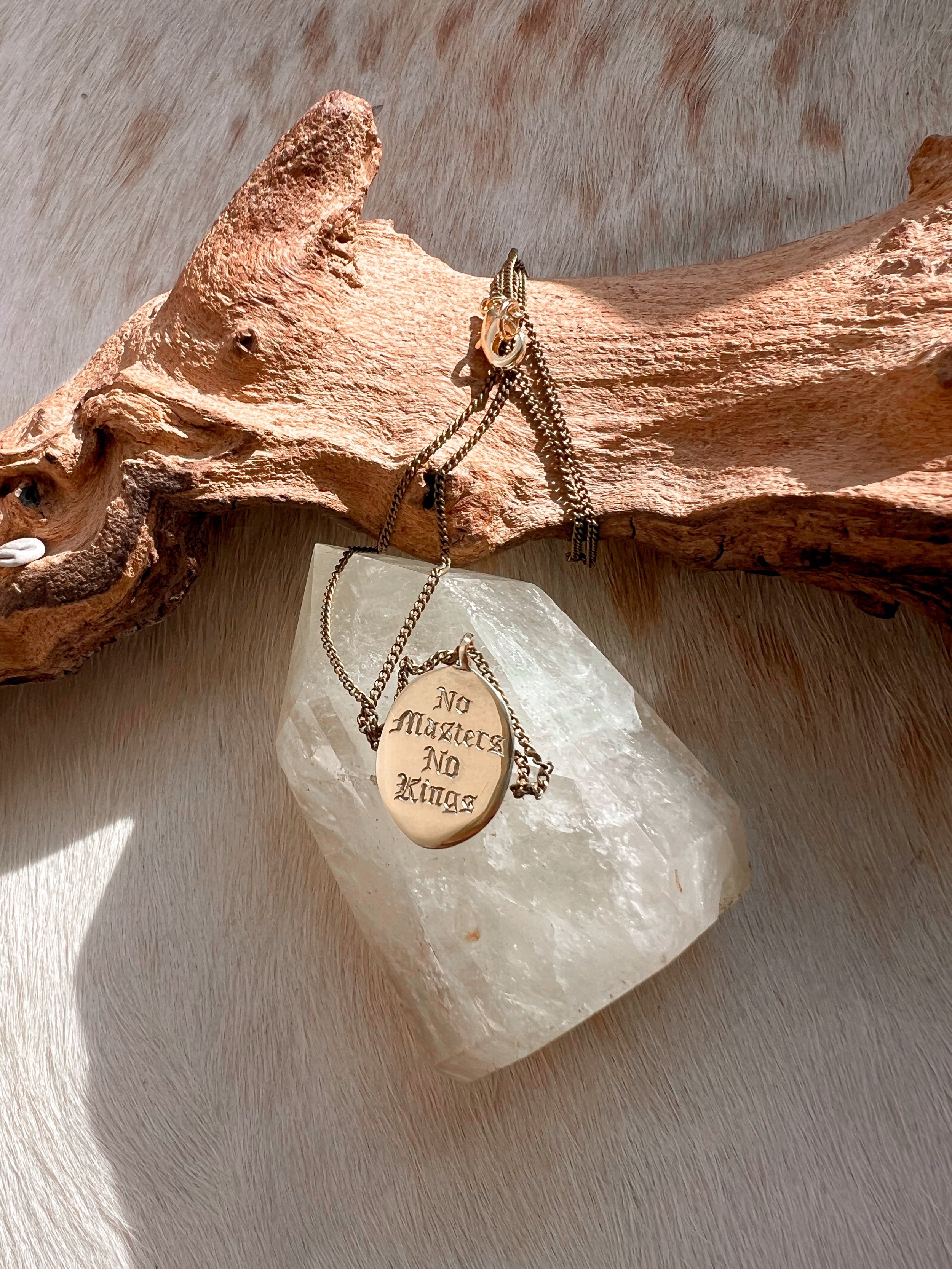 No Masters No Kings Necklace